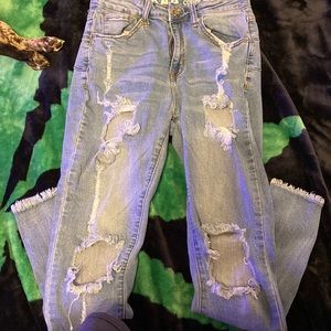 Curvy high waisted jeans in good condition